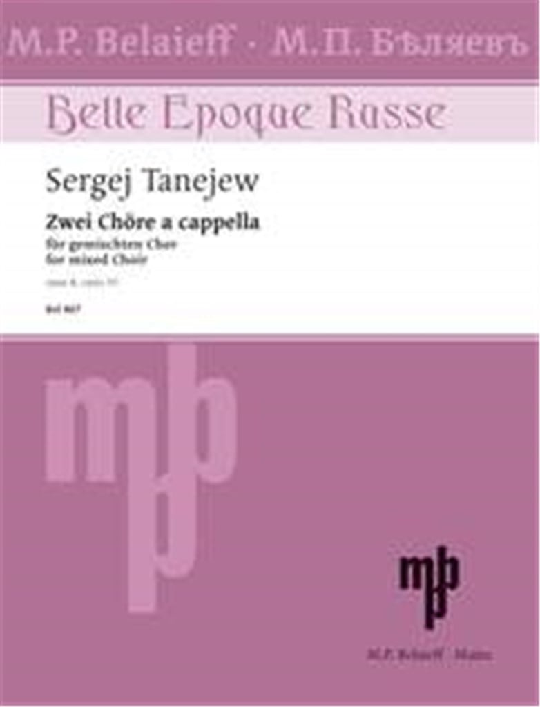 Zwei Chöre a cappella op. 8+10